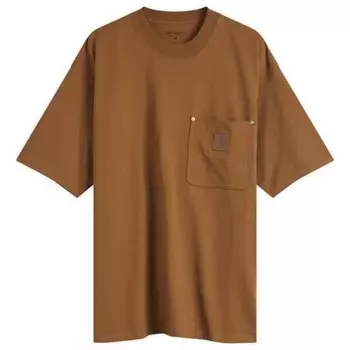 Футболка с карманом Eldon Carhartt Wip, коричневый
