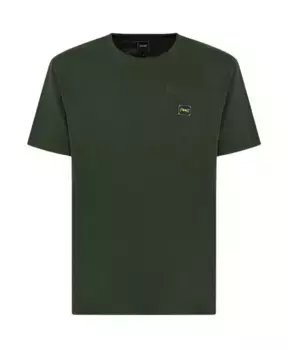 Футболка с карманом F**K, зеленый