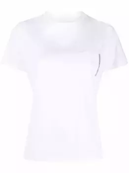 Футболка с карманом Fabiana Filippi, белый