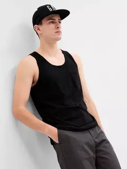 Футболка с карманом Gap, черный