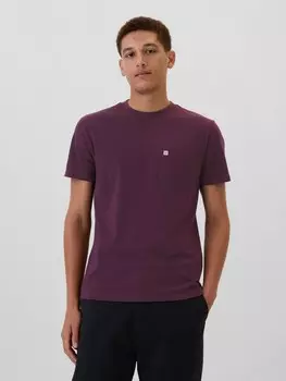Футболка с карманом Gap, фиолетовый