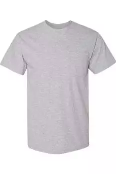 Футболка с карманом Gildan Hammer, цвет sport grey