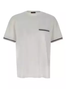Футболка с карманом Herno, белый