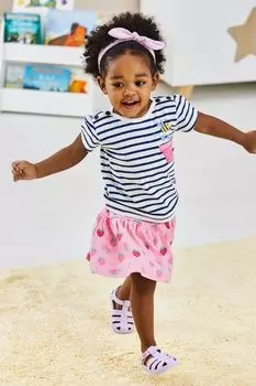 Футболка с карманом и аппликацией с пчелиным мотивом Jojo Maman Bb, синий