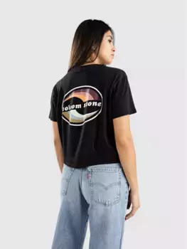 Футболка с карманом и циферблатом Volcom, черный