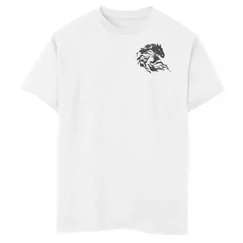 Футболка с карманом и рисунком Disney's Frozen Boys 8-20 2 Elsa Water Horse Disney, белый