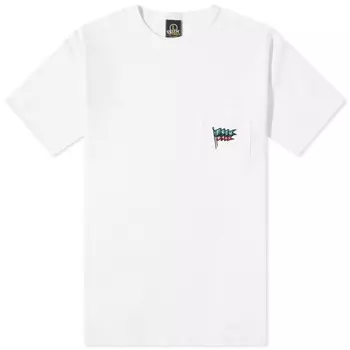 Футболка с карманом и вымпелом FrizmWORKS, белый