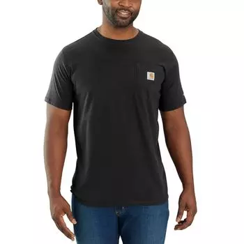 Футболка с карманом расслабленного кроя Force Carhartt, черный