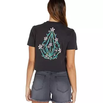 Футболка с карманом - женская Volcom, черный