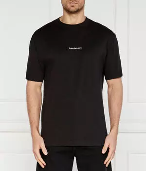 Футболка с картой города Regular fit Calvin Klein Jeans, черный