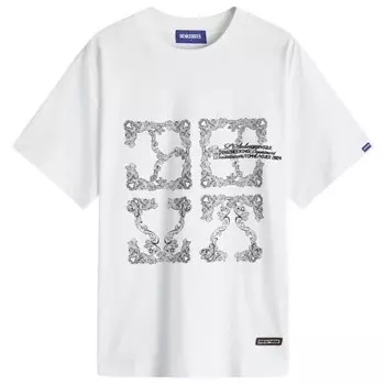 Футболка с картушем Deva States Dev States, белый