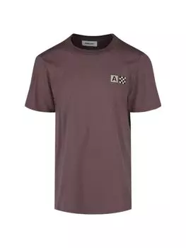 Футболка с клапаном и кокеткой с логотипом Ambush, лаванда