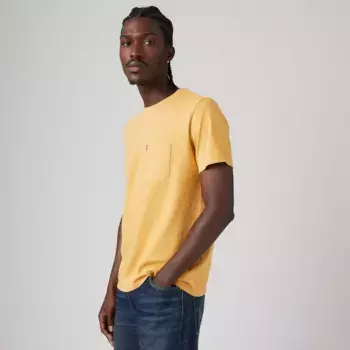 Футболка с классическим карманом Levi's, цвет Ochre - Yellow