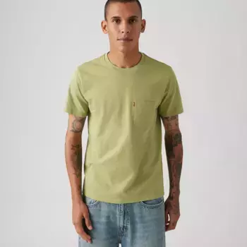 Футболка с классическим карманом Levi's, цвет Sage - Green