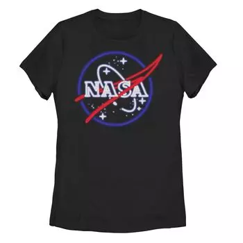 Футболка с классическим логотипом NASA Neon Sign для юниоров Licensed Character