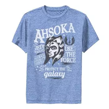 Футболка с коллажем и рисунком «Асока» для мальчиков 8–20 лет Star Wars