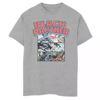 Футболка с коллажем и рисунком Marvel Black Panther для мальчиков 8–20 лет Licensed Character