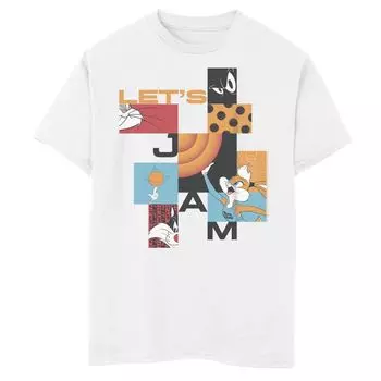 Футболка с коллажем и рисунком «Space Jam 2 Let’s Jam» для мальчиков 8–20 лет Licensed Character