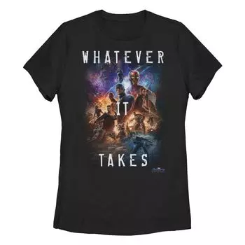 Футболка с коллажем персонажей «Marvel What It Takes» для юниоров Licensed Character