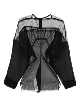 Футболка с коллажем Rick Owens, черный