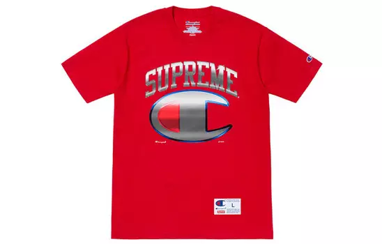 Футболка с коллекцией Champion X Co-branded, унисекс Supreme