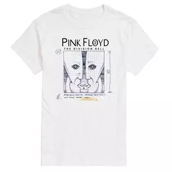 Футболка с колокольчиком Big & Tall Pink Floyd Division License
