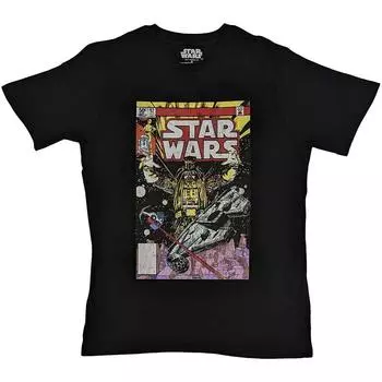 Футболка с комиксами Дарта Вейдера Star Wars, черный