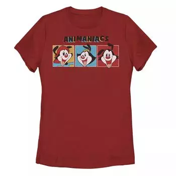 Футболка с комиксами для юниоров Animaniacs Group Shot Box Up Licensed Character