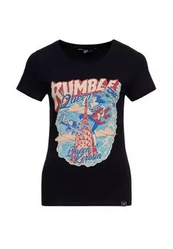 Футболка с комиксами Rumble Queen Queen Kerosin, черный