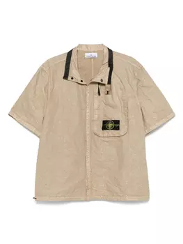 Футболка с компасом Stone Island, нейтральный