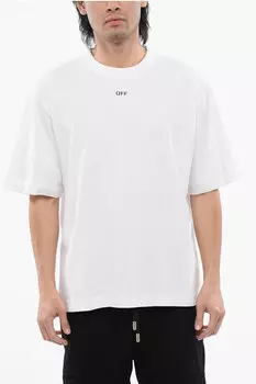 Футболка с контрастным логотипом Off-White For Ever, белый