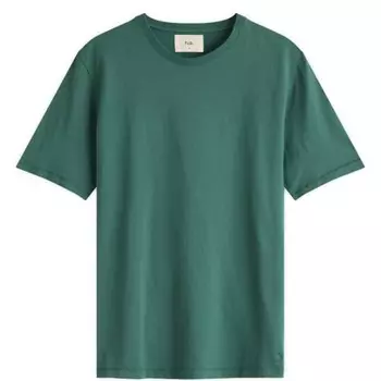 Футболка с контрастными рукавами Folk, зеленый