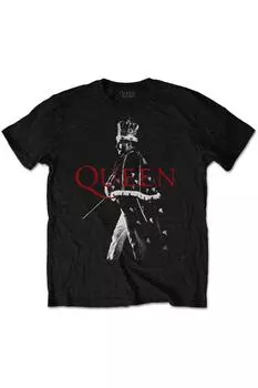 Футболка с короной Фредди Меркьюри Queen, черный