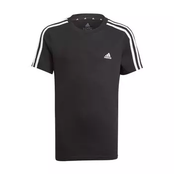 Футболка с коротким рукавом adidas Essentials 3 Stripes, черный