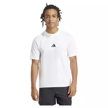 Футболка с коротким рукавом adidas Essentials Small Logo Single Jersey, белый