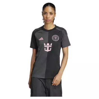 Футболка с коротким рукавом adidas Inter Miami CF 25/26 Messi Away Woman, черный