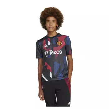 Футболка с коротким рукавом adidas Manchester United 24/25 pre match junior, разноцветный