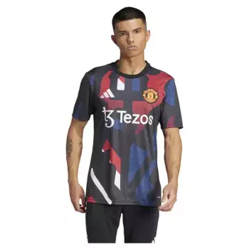 Футболка с коротким рукавом adidas Manchester United 24/25 pre match, разноцветный