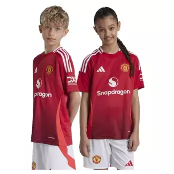 Футболка с коротким рукавом adidas Manchester United 24/25 home junior, красный