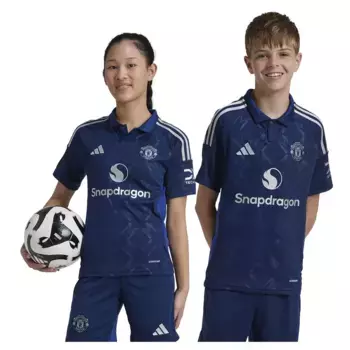 Футболка с коротким рукавом adidas Manchester United 24/25 Away junior, синий