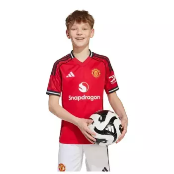 Футболка с коротким рукавом adidas Manchester United 25/26 home junior, красный