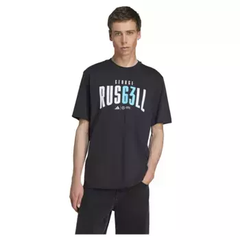 Футболка с коротким рукавом adidas Mercedes-AMG Petronas Formula One Team George Russell, черный