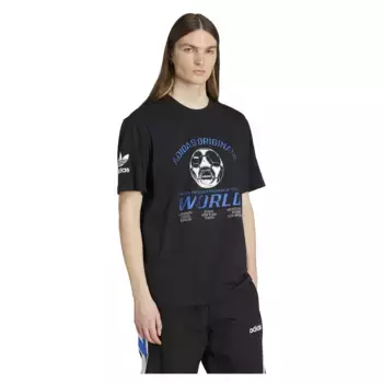 Футболка с коротким рукавом adidas Originals 90s Football Graphic, черный