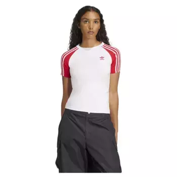 Футболка с коротким рукавом adidas Originals Adicolor 3 Stripes Raglan Slim, белый