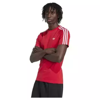 Футболка с коротким рукавом adidas Originals Adicolor Trefoil Tight, красный