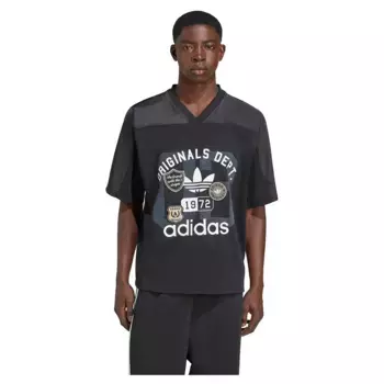 Футболка с коротким рукавом adidas Originals Dept Graphic Mesh Jersey, черный