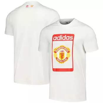 Футболка с коротким рукавом adidas Originals Manchester United, белый