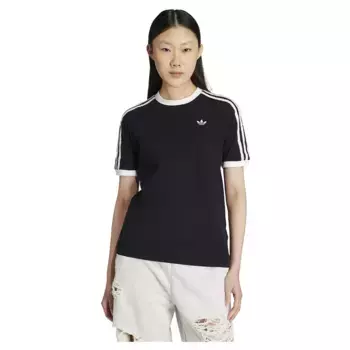 Футболка с коротким рукавом adidas Originals Ruffle 3 Stripes, черный