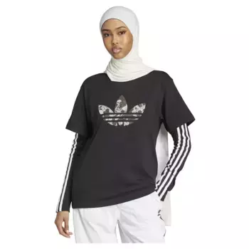 Футболка с коротким рукавом adidas Originals Trefoil, черный