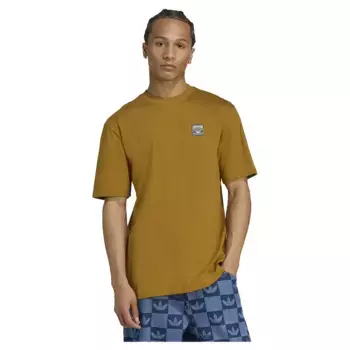 Футболка с коротким рукавом adidas Originals Wabash Loose, коричневый